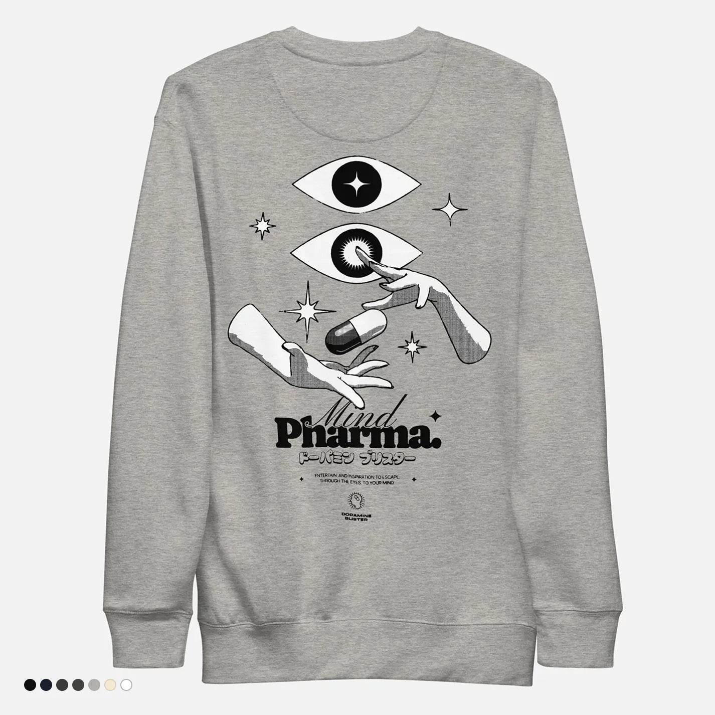 Mind pharma - Sweatshirt - Back - Unisex