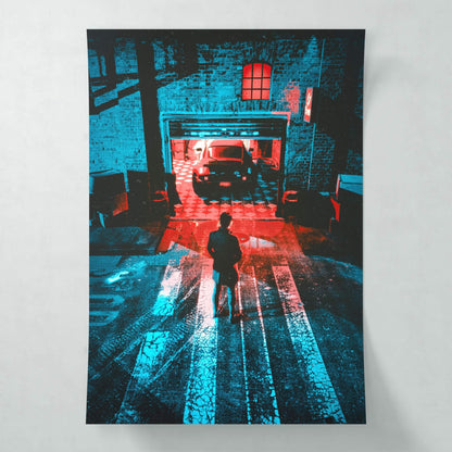 Garage door - Poster - Matte